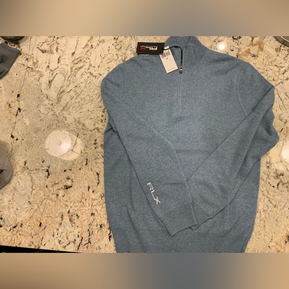 RLX Ralph Lauren Washable Cashmere Golf Quarter-Zip